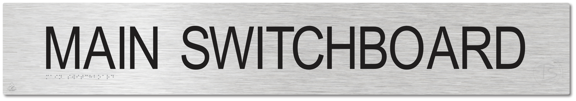Main Switchboard - Braille Tactile Signs Aust.