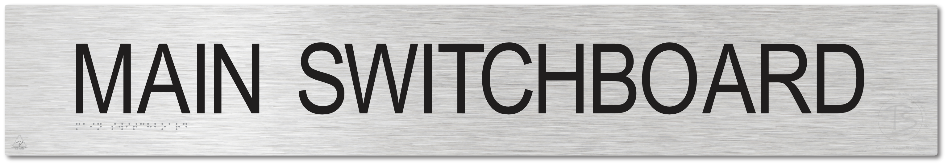Main Switchboard - Braille Tactile Signs Aust.