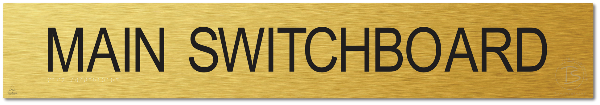 Main Switchboard - Braille Tactile Signs Aust.