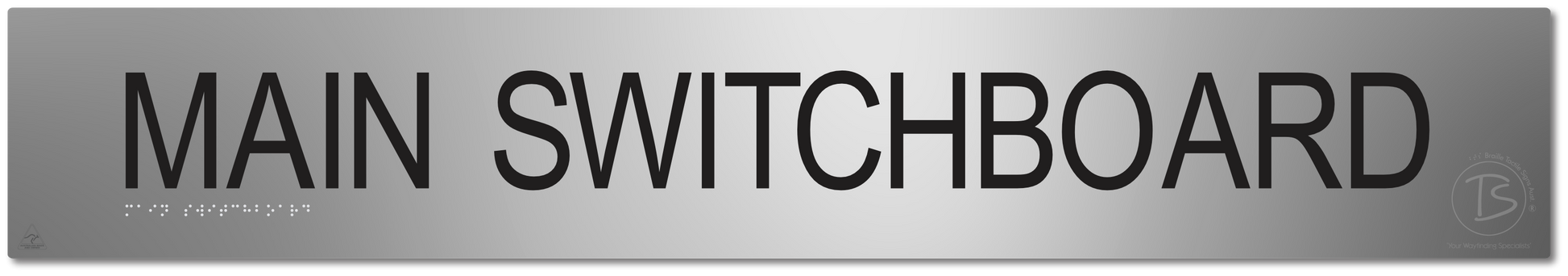 Main Switchboard - Braille Tactile Signs Aust.