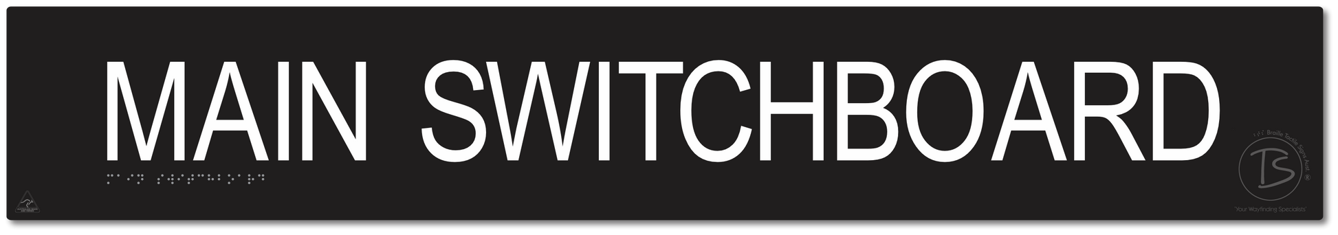 Main Switchboard - Braille Tactile Signs Aust.