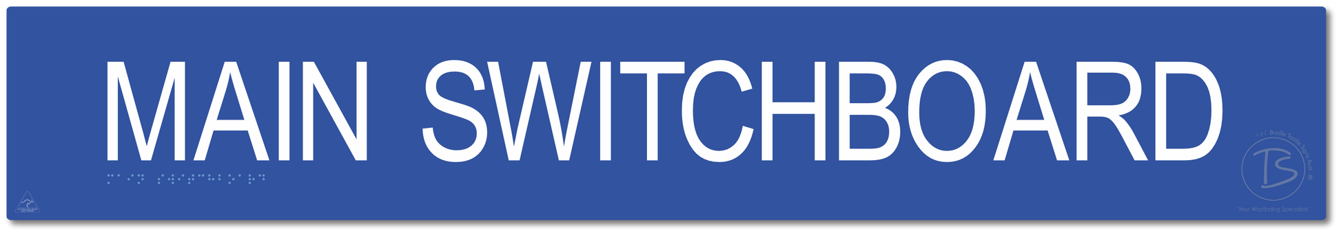 Main Switchboard - Braille Tactile Signs Aust.