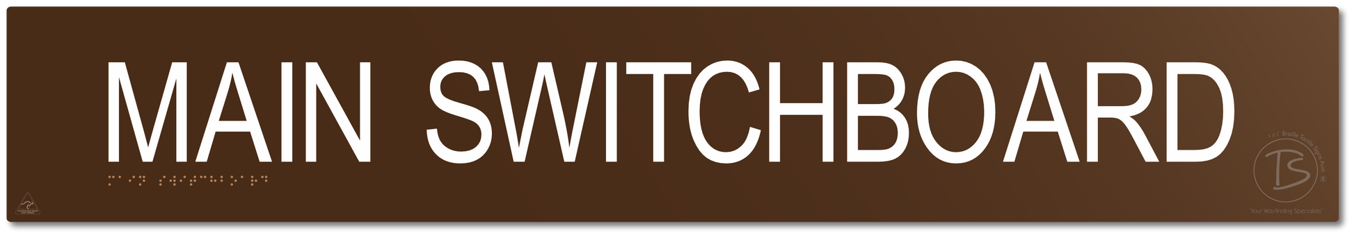 Main Switchboard - Braille Tactile Signs Aust.