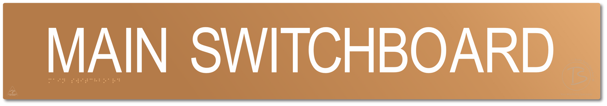 Main Switchboard - Braille Tactile Signs Aust.