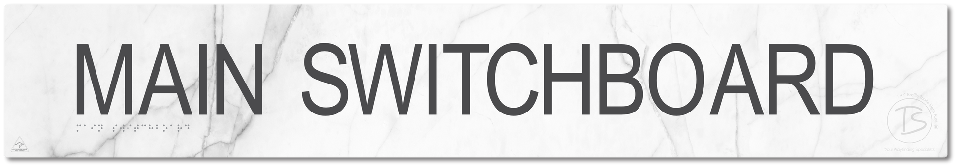 Main Switchboard - Braille Tactile Signs Aust.