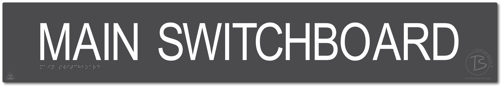 Main Switchboard - Braille Tactile Signs Aust.