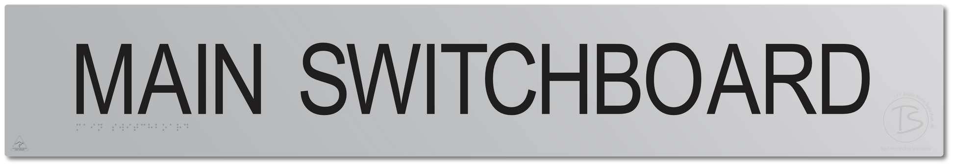 Main Switchboard - Braille Tactile Signs Aust.