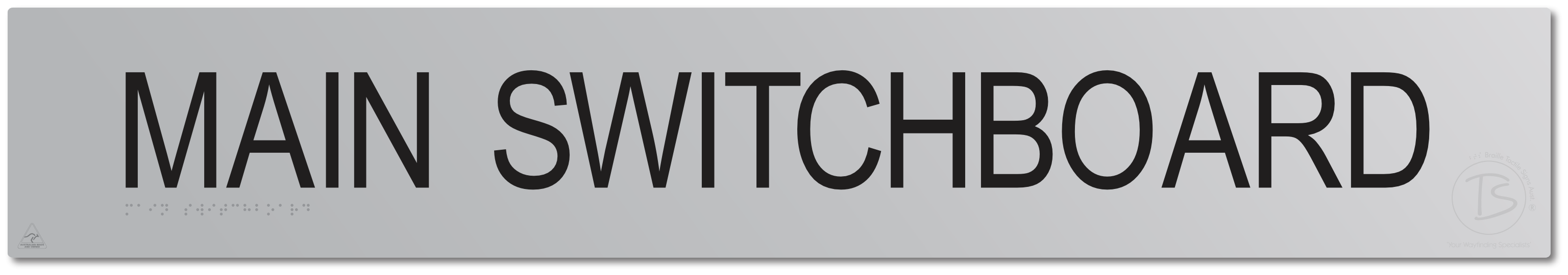 Main Switchboard - Braille Tactile Signs Aust.