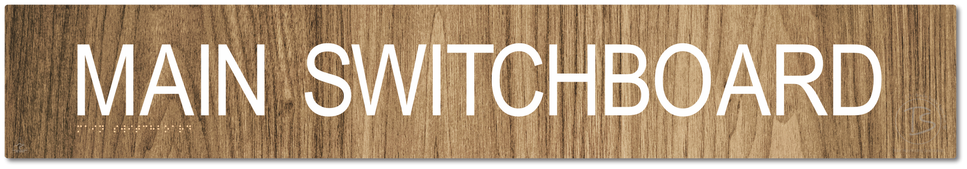 Main Switchboard - Braille Tactile Signs Aust.