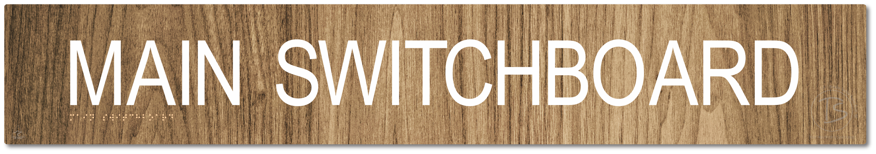 Main Switchboard - Braille Tactile Signs Aust.