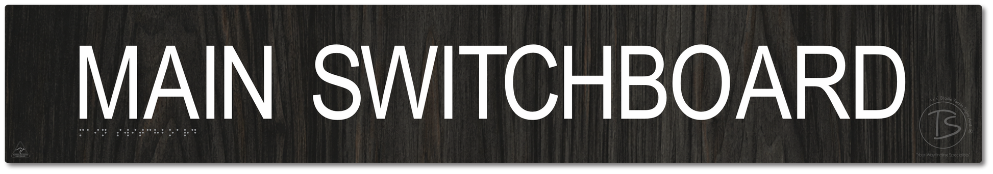 Main Switchboard - Braille Tactile Signs Aust.