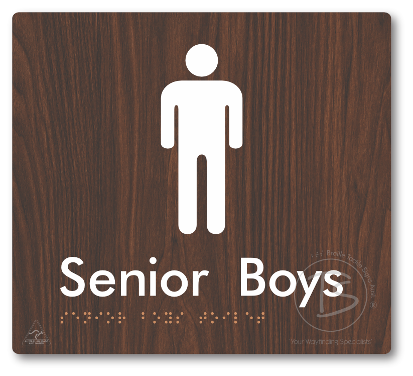 Senior Boys Toilet - Braille Tactile Signs Aust.