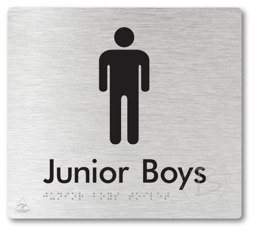 Junior Boys Toilet - Braille Tactile Signs Aust.