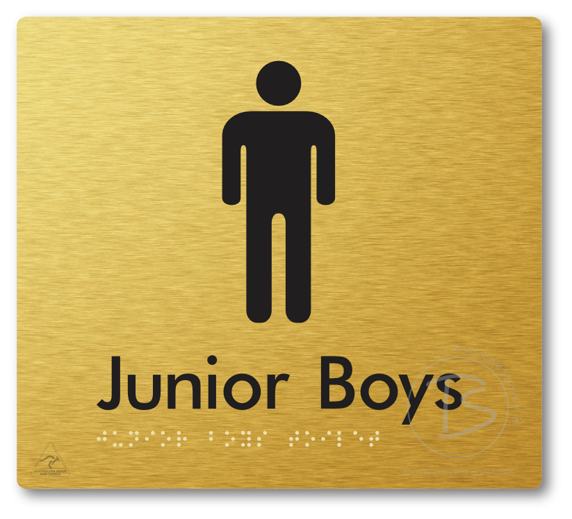 Junior Boys Toilet - Braille Tactile Signs Aust.