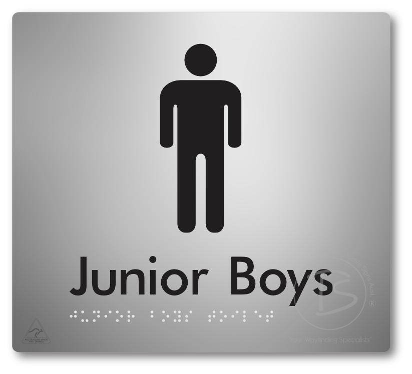 Junior Boys Toilet - Braille Tactile Signs Aust.