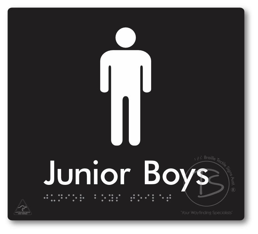 Junior Boys Toilet - Braille Tactile Signs Aust.