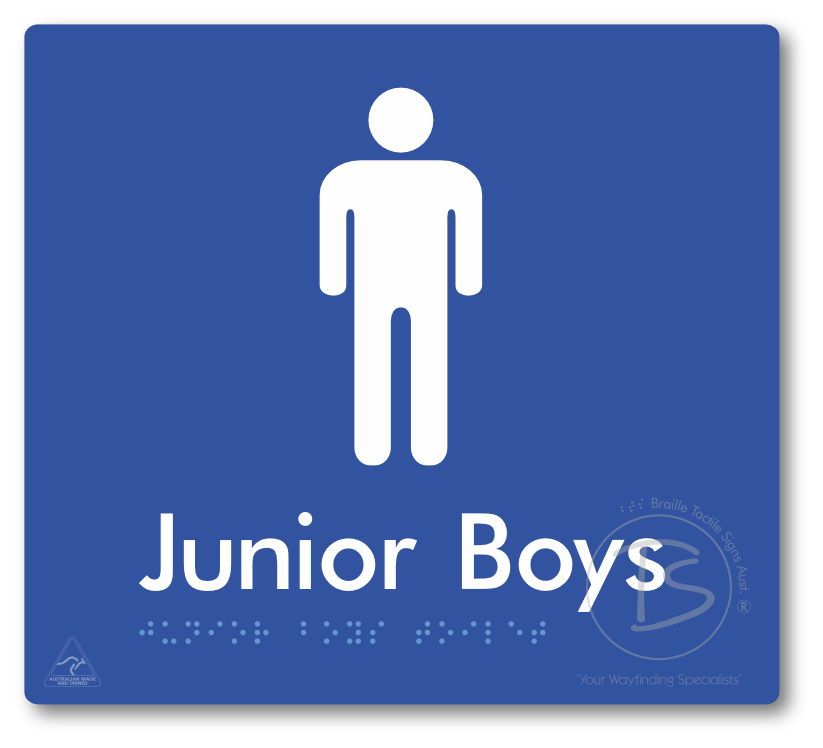 Junior Boys Toilet - Braille Tactile Signs Aust.