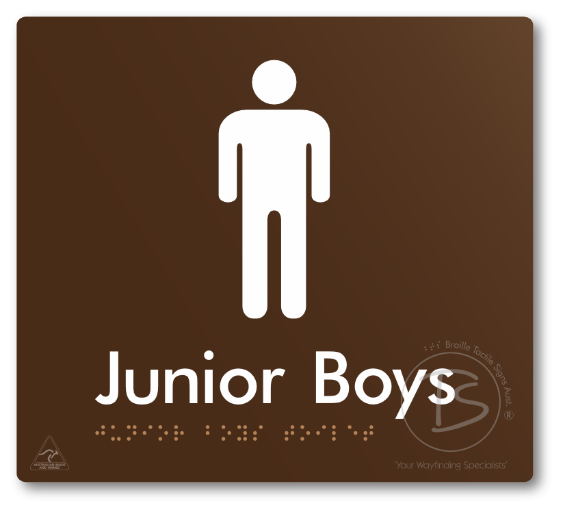 Junior Boys Toilet - Braille Tactile Signs Aust.