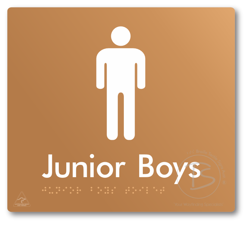 Junior Boys Toilet - Braille Tactile Signs Aust.