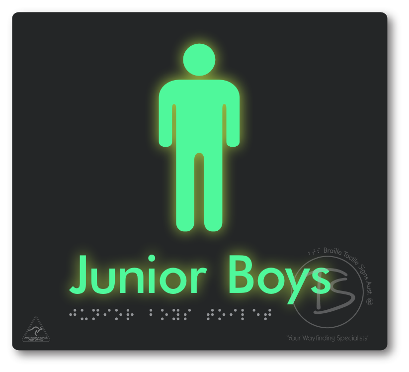 Junior Boys Toilet - Braille Tactile Signs Aust.