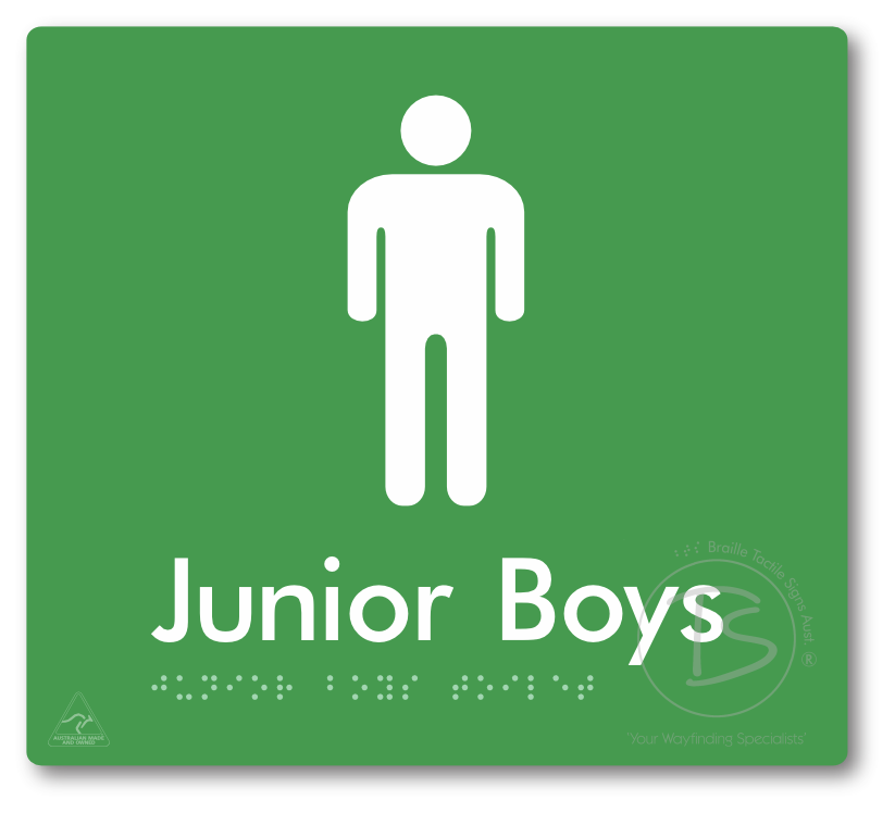 Junior Boys Toilet - Braille Tactile Signs Aust.