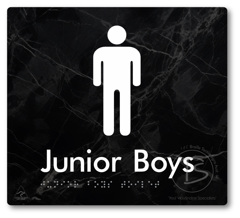 Junior Boys Toilet - Braille Tactile Signs Aust.
