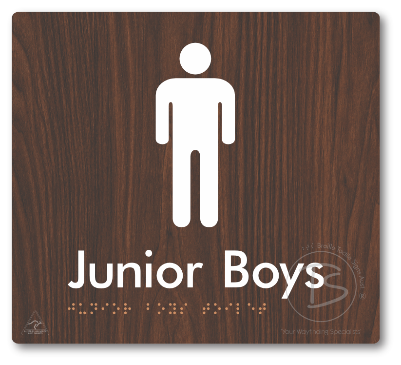 Junior Boys Toilet - Braille Tactile Signs Aust.