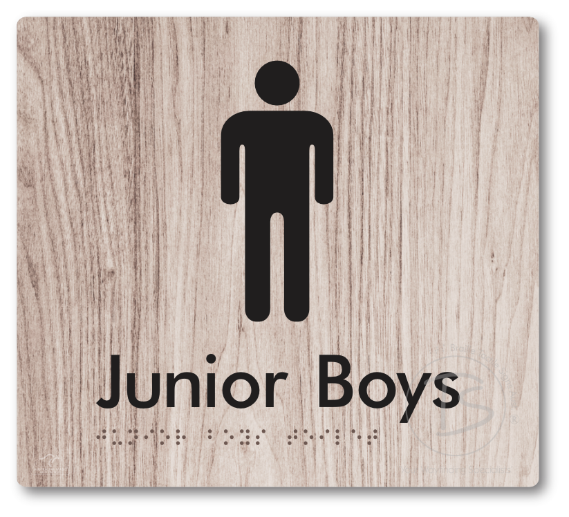 Junior Boys Toilet - Braille Tactile Signs Aust.