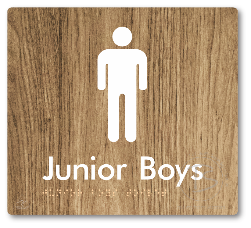 Junior Boys Toilet - Braille Tactile Signs Aust.