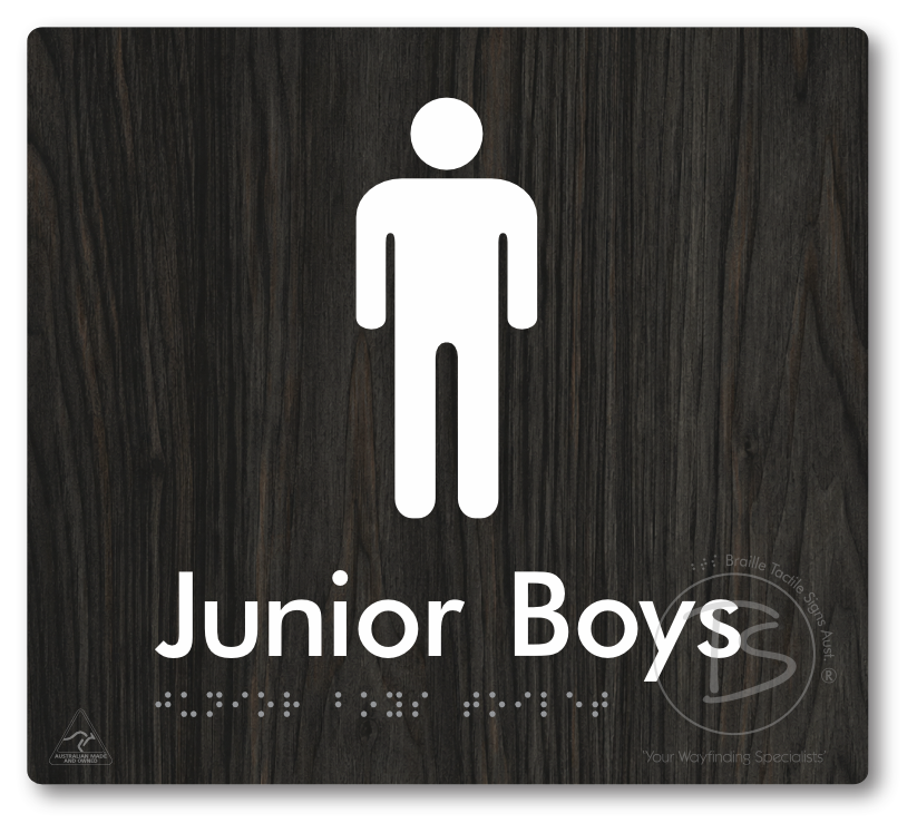 Junior Boys Toilet - Braille Tactile Signs Aust.