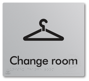 Unisex Change Room - Braille Tactile Signs Aust.