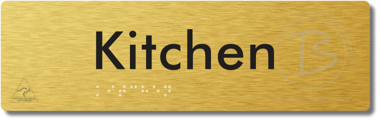 Kitchen - Braille Tactile Signs Aust.