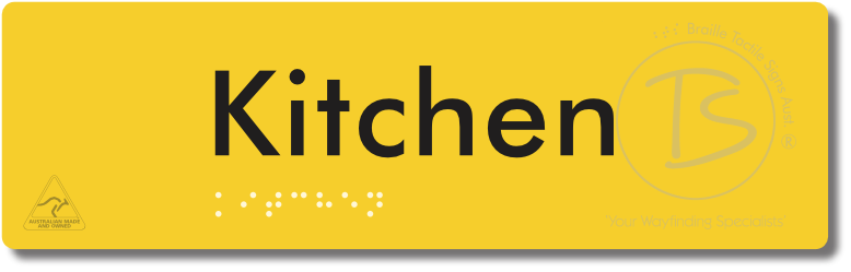 Kitchen - Braille Tactile Signs Aust.
