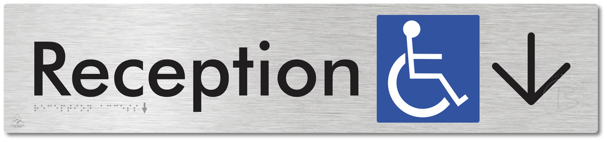 Reception Access with Large Directional Arrow