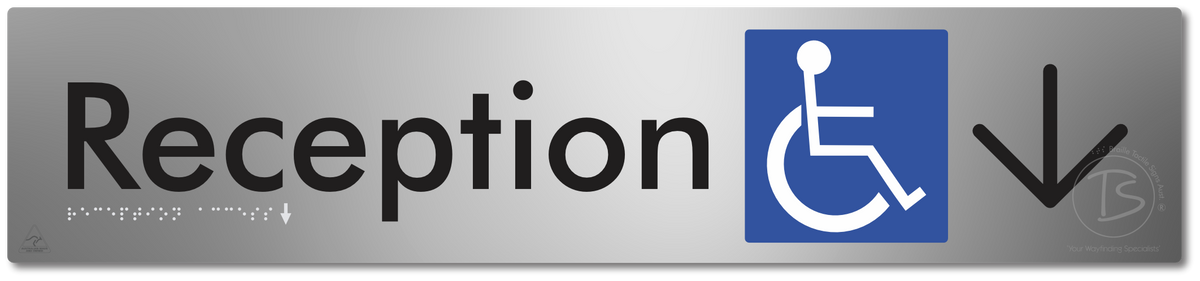 Reception Access with Large Directional Arrow