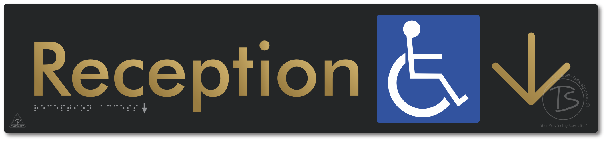 Reception Access with Large Directional Arrow