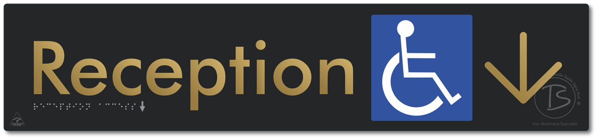 Reception Access with Large Directional Arrow