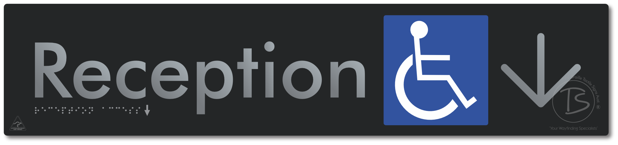 Reception Access with Large Directional Arrow