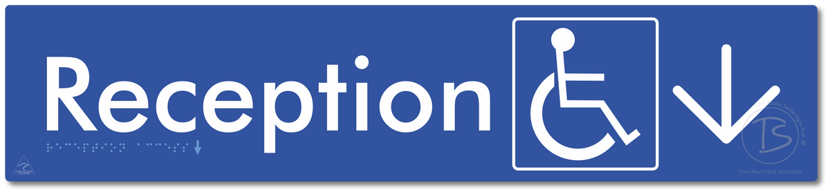 Reception Access with Large Directional Arrow