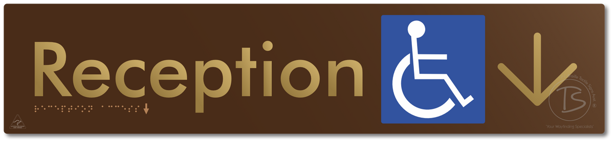 Reception Access with Large Directional Arrow