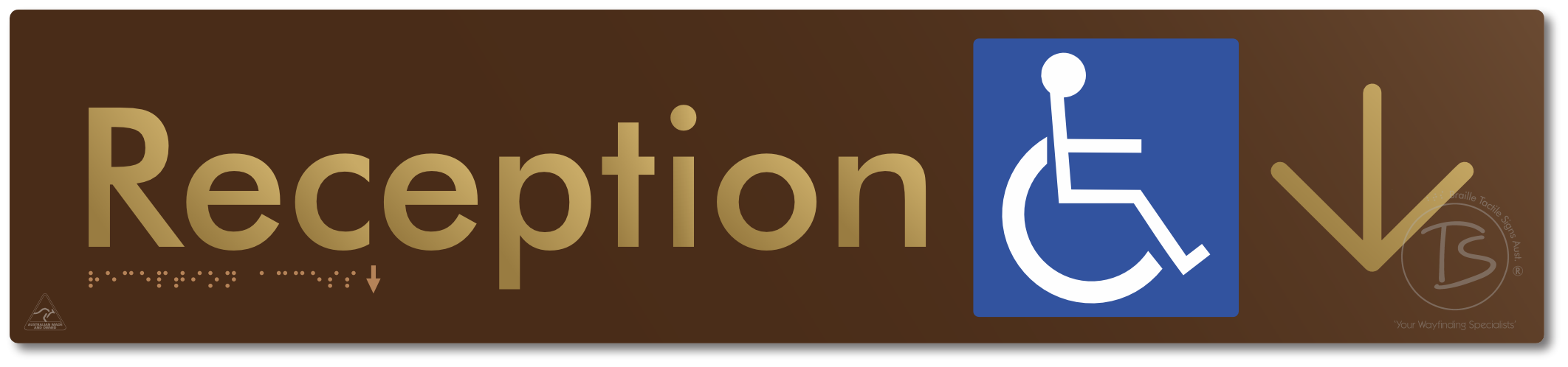 Reception Access with Large Directional Arrow