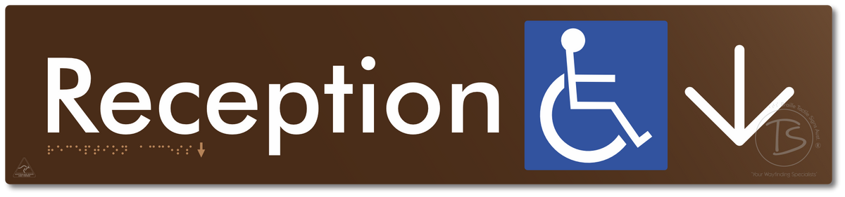 Reception Access with Large Directional Arrow