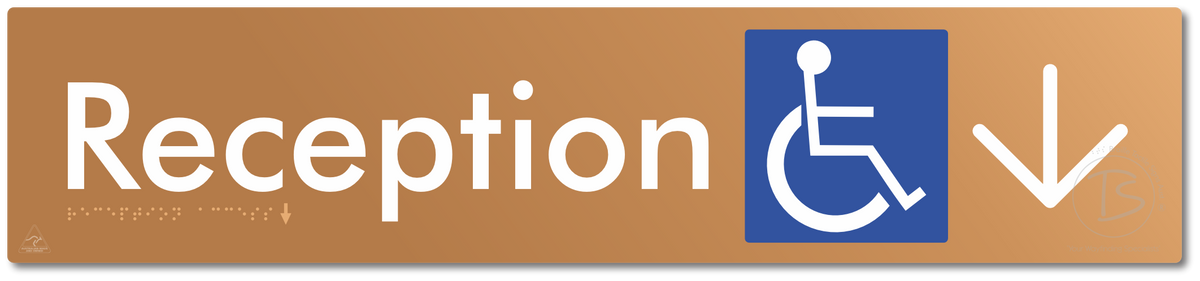 Reception Access with Large Directional Arrow