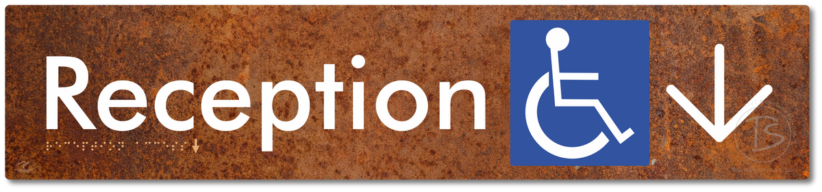 Reception Access with Large Directional Arrow