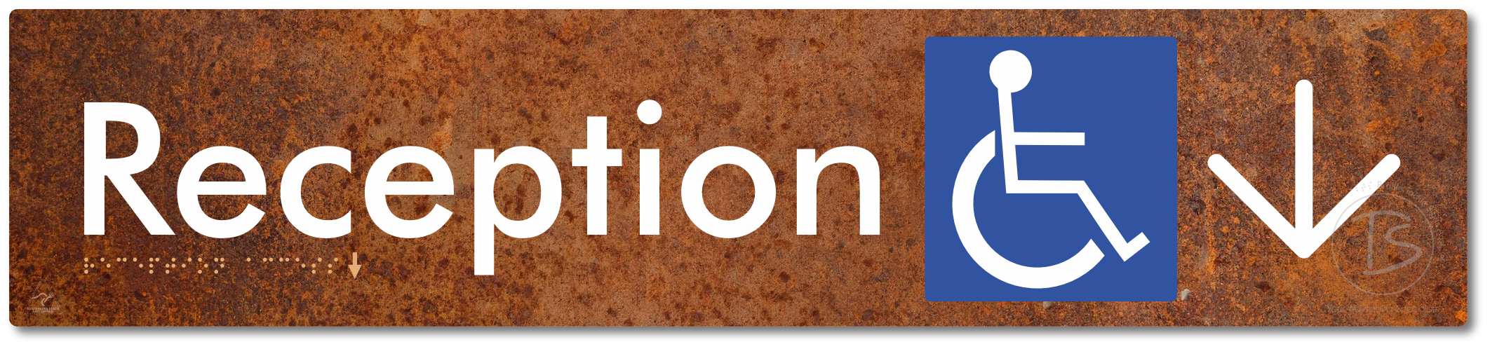 Reception Access with Large Directional Arrow