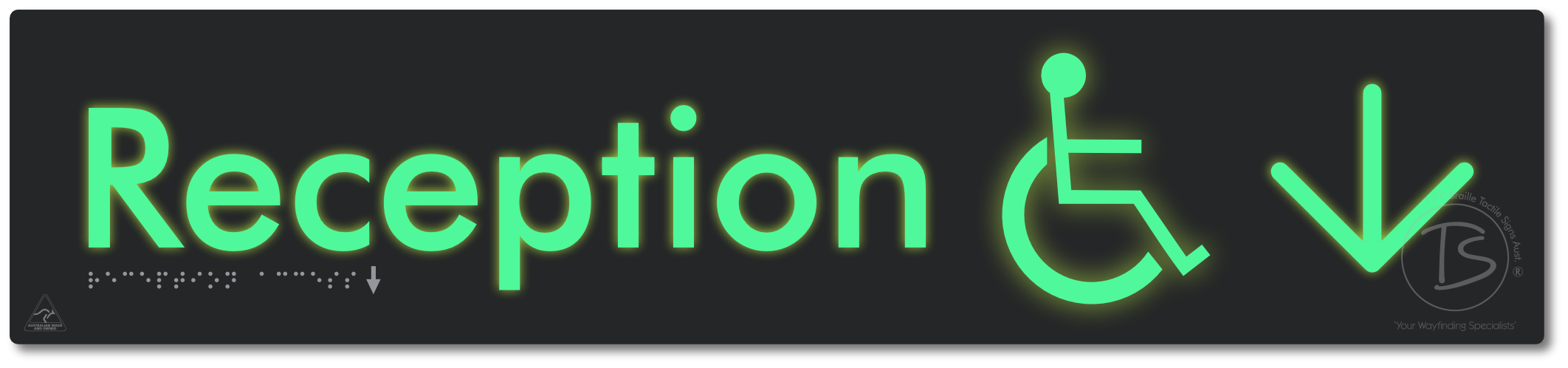 Reception Access with Large Directional Arrow