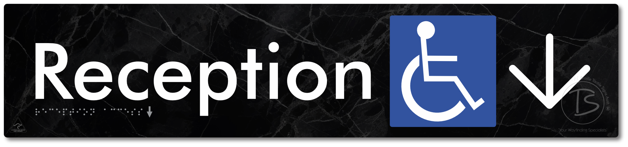 Reception Access with Large Directional Arrow