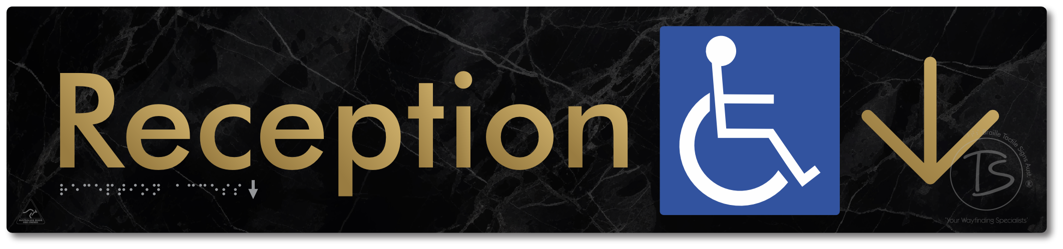 Reception Access with Large Directional Arrow