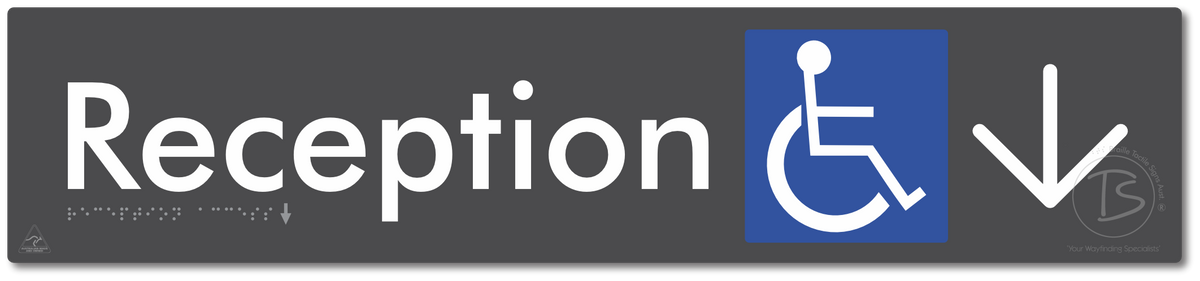 Reception Access with Large Directional Arrow
