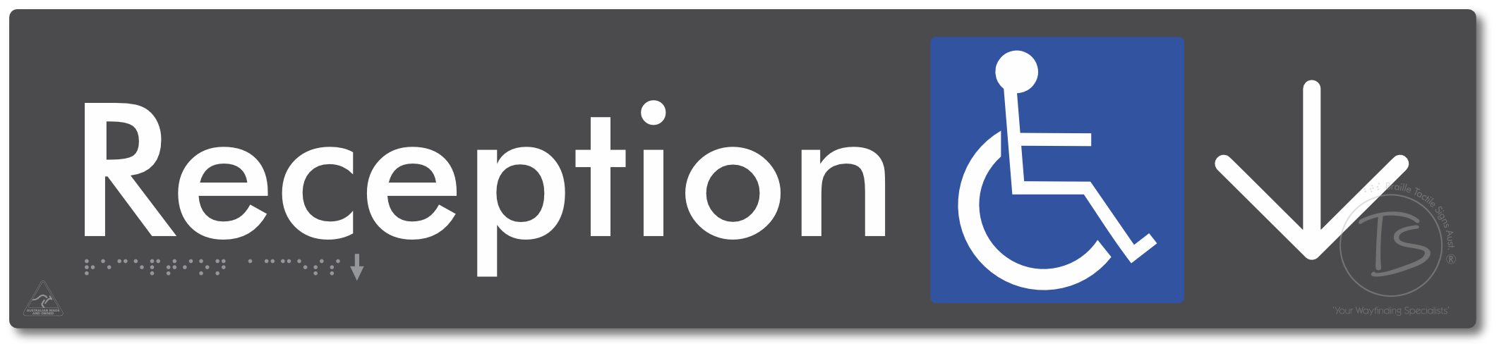 Reception Access with Large Directional Arrow